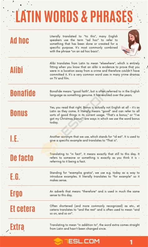 Latin Words | Common Latin Words and Phrases Used in Daily ...