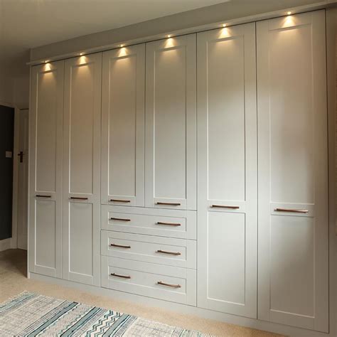 Stunning grey and copper dressing room transformed | Bedroom built in ...