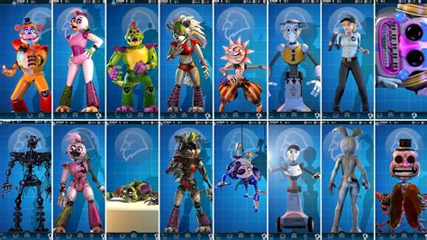 Fnaf Security Breach Characters Jumpscares And Workshop🍨 Venha Viver A