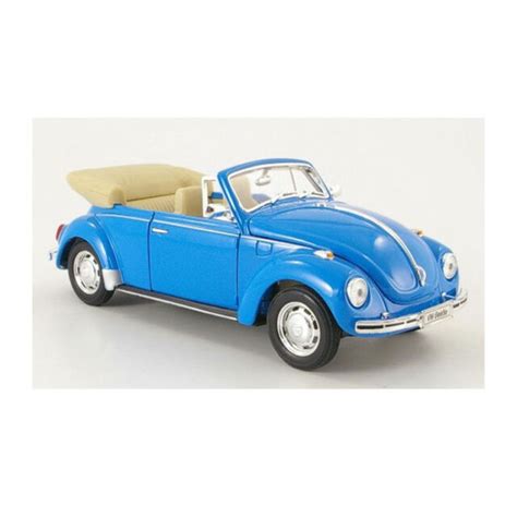 Welly 22091 VW Beetle Beetle Cabriolet Light Blue Scale 1 24 Model