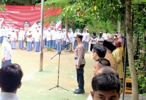 Sambangi Sekolah Polisi Beri Pembinaan Pelajar Yang Tawuran Di Bekasi