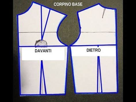 Cartamodello Corpino Base Nel Cucito Modello Di Cucito