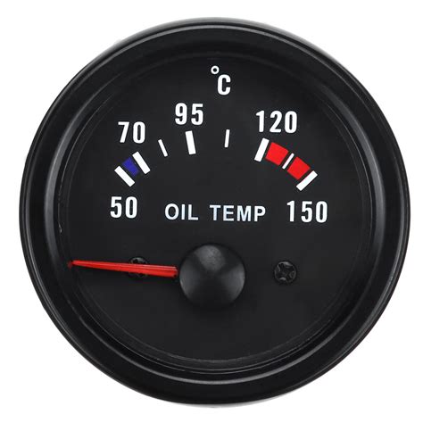 Mm Oil Temperature Gauge Kits Digital Led Display Clear Len With