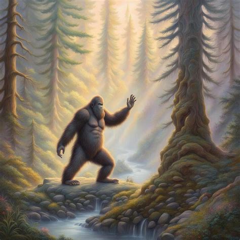 Sasquatch 9 Digital Art by Sweet Colene Art - Fine Art America