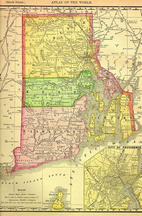 Printable Map Of Rhode Island