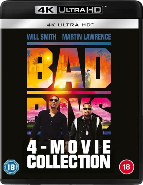 Bad Boys 4 Movie Collection 4k Ultra Hd Blu Ray Free Shipping Over