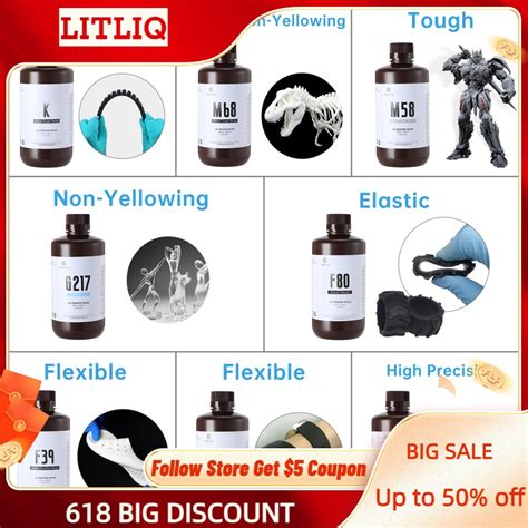 Resione Printer Resin ABS Like Tough Flexible 3d Printer UV Resin For ...