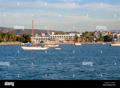 harbor scenic la paz baja california sur mexico stock photo alamy