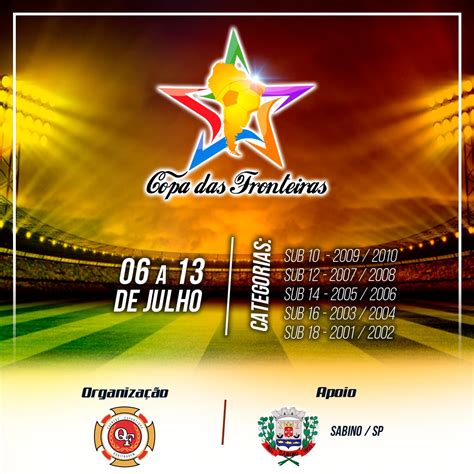 Cidade De Sabino Recebe A Copa Das Fronteiras Em Julho Cinbrala Eventos