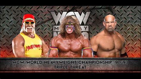 Full Match Hulk Hogan Vs Ultimate Warrior Vs Goldberg Wcw Title