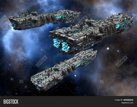 Futuristic Spaceships
