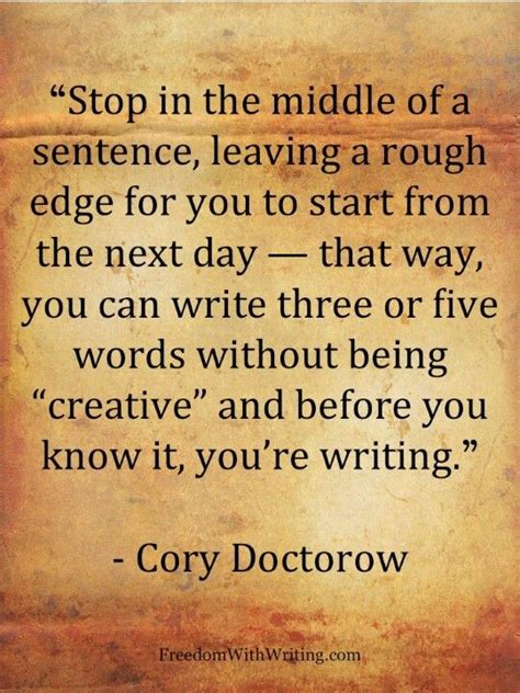 Cory Doctorow Writer Quotes. QuotesGram