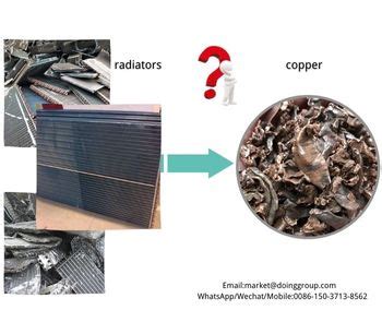 How To Separate Copper From Scrap Radiators Environmental Xprt