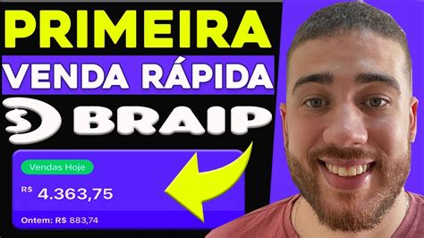 Como Fazer A PRIMEIRA VENDA Na BRAIP Ainda HOJE Tutorial Completo