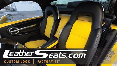 2003-2006 Chevrolet SSR Custom Black and Velocity Yellow Leather ...