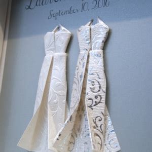 Personalized Gay Same Sex Lgbt Wedding Gift Engagement First Anniversary Gift Paper Origami