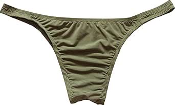 Himealavo Bikini Male Men S Briefs Panties Underwear Gay Underwear Jockstrap Army Green At