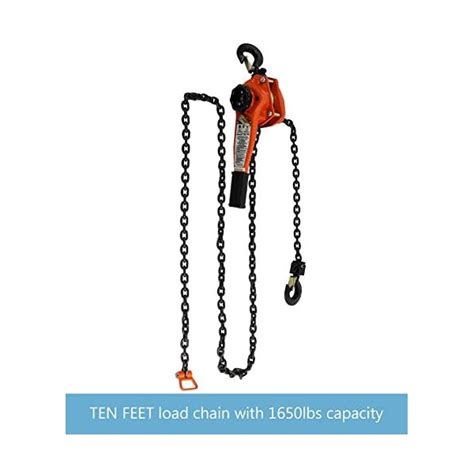 Amarite Chain Hoist Lever Hoist Lbs Ft Load Chain Manual