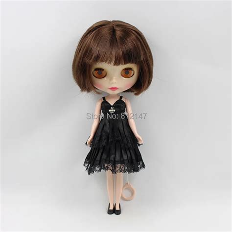 Nude Blyth Doll Dark Brown Hair Short Mmlo Nude Blythe Doll Blythe Dollnude Blythe