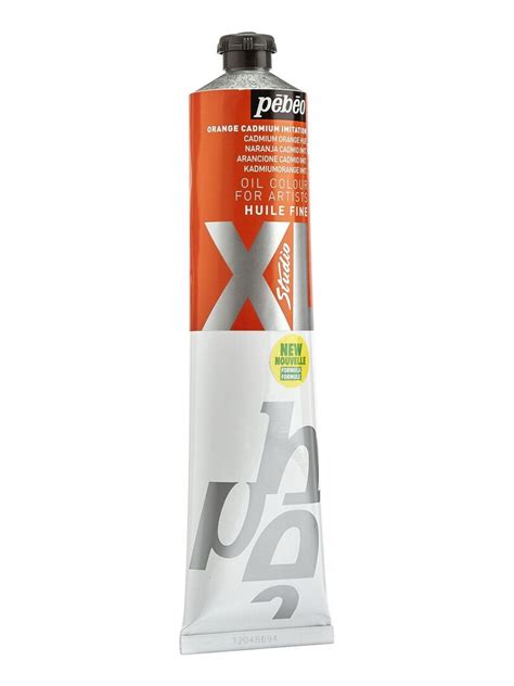 Peinture à l huile fine XL Studio Orange de cadmium 200 ml N A