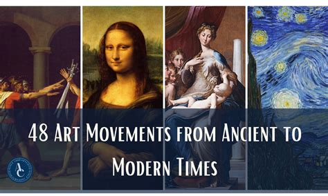 art movements  ancient  modern times artchive