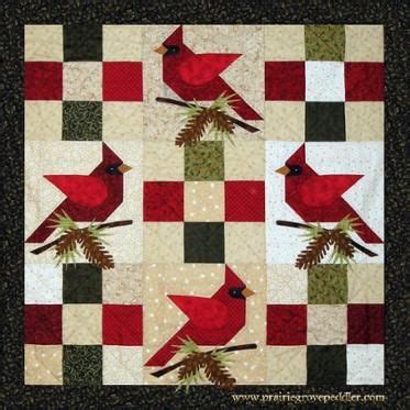 Winter S Majesty Cardinal Quilt Pattern Craftsy Bird Quilt