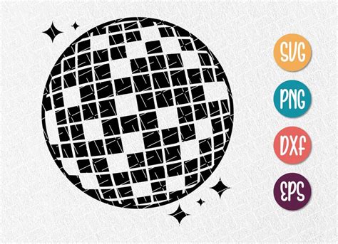 Disco Ball Svg Discoball Svg Party Svg Dance Funny Disco Etsy