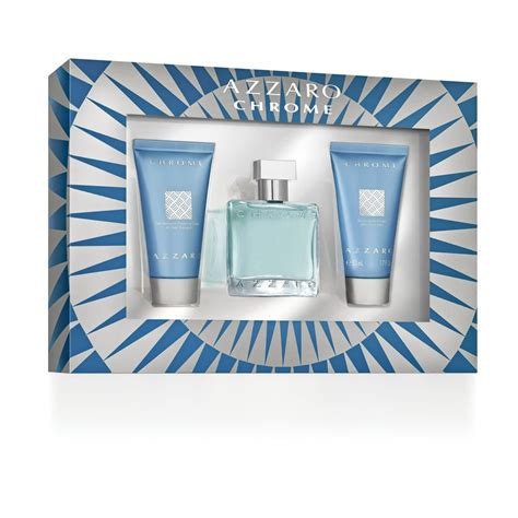 ($50 Value) Azzaro Chrome Cologne Gift Set for Men, 3 pieces - Walmart ...