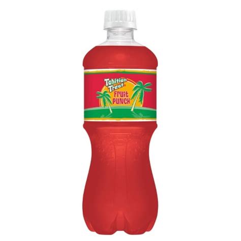 Tahitian Treat Fruit Punch Soda 20oz Bottles Quantity Of 24