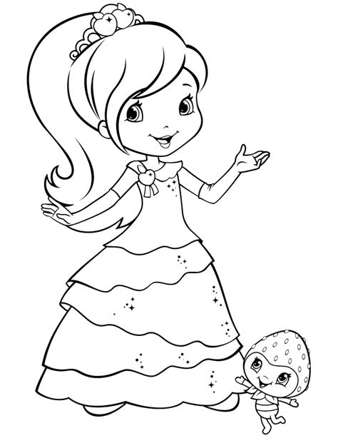 Get This Cute Strawberry Shortcake Coloring Pages To Print 07132