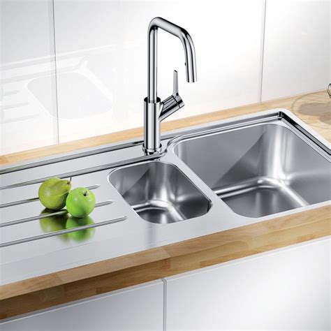 Blanco Lemis S If Bowl Stainless Steel Kitchen Sink Sinks Taps