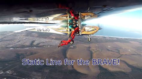 Learn To Skydive Static Line Course Skydivemosselbay Youtube