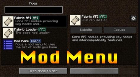 mod menu minecraft    minecraft