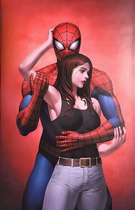 Spider Man And Mj By Junggeun Yoon In 2024 Spiderman Spiderman Art Marvel Spiderman