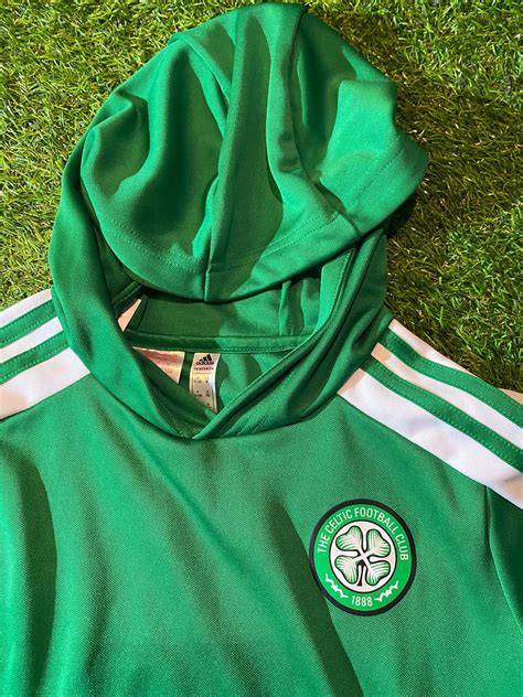 Celtic Fc Scotland Football Large Boys 10 11 Year Old Adidas Made Sing