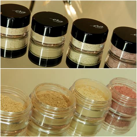 Era Minerals: mineralny podkład, puder i róż oraz cienie sypkie ...