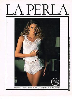 Publicite Advertising La Perla Corsetterie Lingerie Italienne Ebay