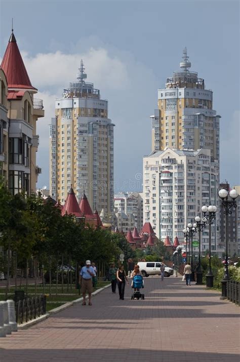 Obolon in Kyiv , Ukraine . editorial stock image. Image of eastern ...