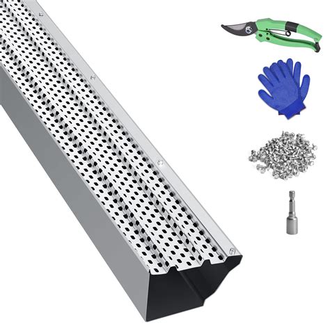 Seeutek Gutter Guards Inch Pcs Leaf Filter Gutter Protection