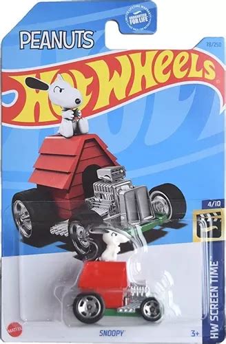 Carrinho Hot Wheels Snoopy Peanuts Hw Screen Time Mattel Parcelamento Sem Juros