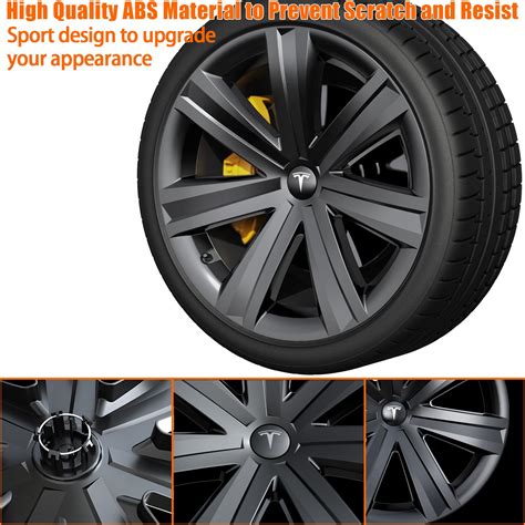 POSWIS Tesla Model Y Wheel Covers 19 Inch Hubcaps Fit Tesla Model Y