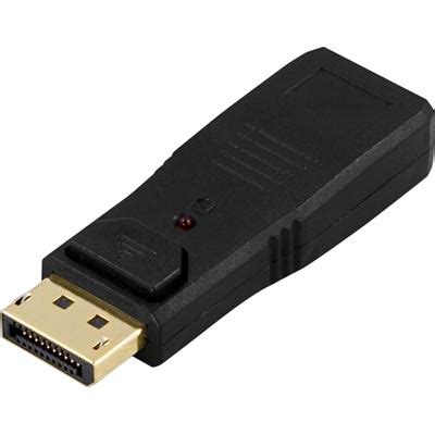 Goobay DisplayPort HDMI Adapteri Uros Naaras Musta Verkkokauppa