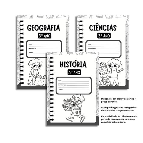 Atividades 3º Ano - História, Geografia e Ciências alinhadas à BNCC ...