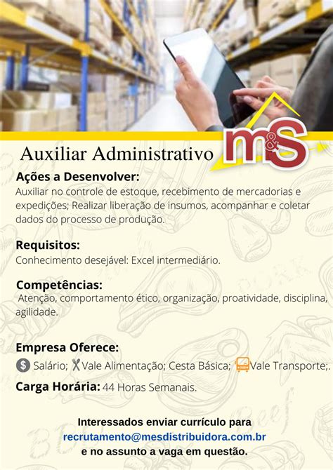 Vaga Para Auxiliar Administrativo Portal Vagas