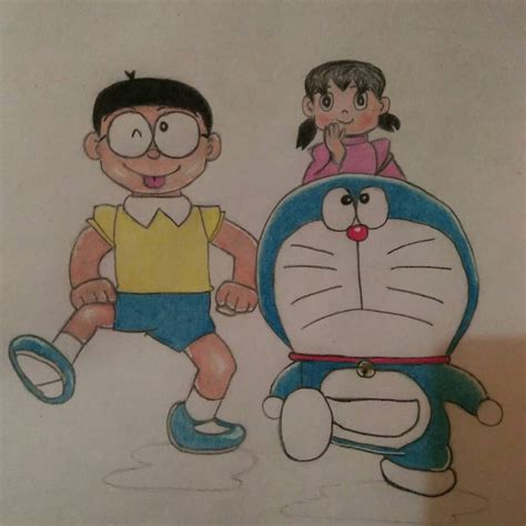 nobita  shizuka sketch