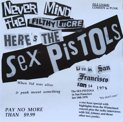 Sex Pistols Never Mind The Filthy Lucre Here S The Sex Pistols CD Compilation Limited