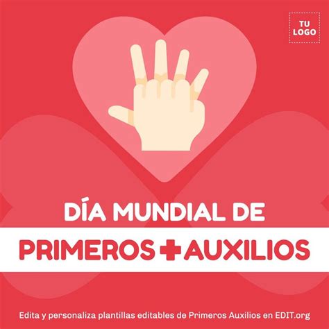 Carteles De Primeros Auxilios Para Editar Imprimibles