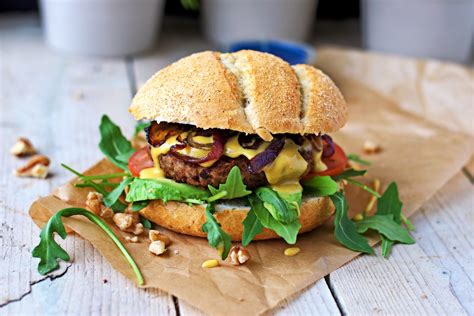 Vegan Lentil Burger Contentedness Cooking