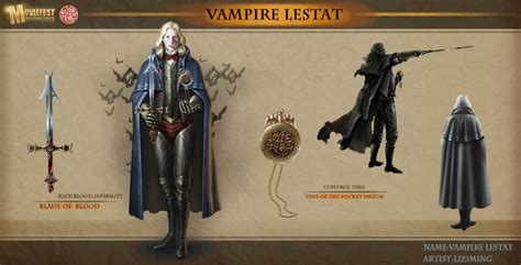 ArtStation VAMPIRE LESTAT Ziming Li Vampire Artwork Lis