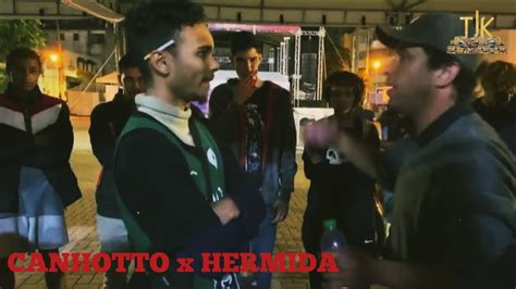 CANHOTTO x HERMIDA 1º FASE 24º BATALHA DA TJK YouTube